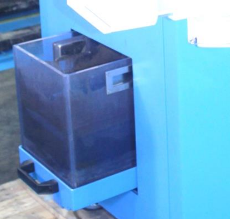 Lapping Machine Drawer type designed waste slurry container
